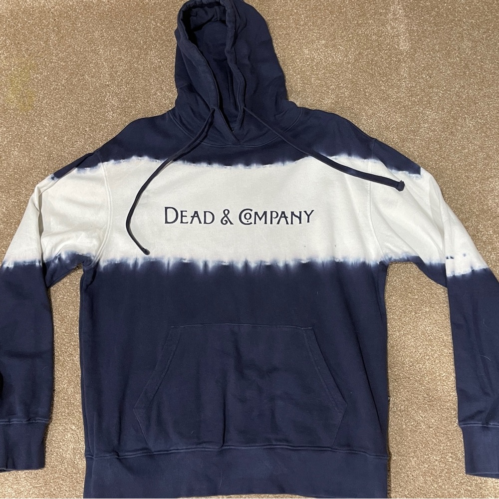 Navy and White Hoodie